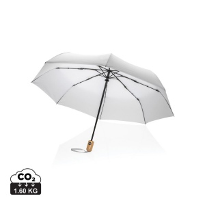 Parapluie 21" automatique rPET 190T et bambou Impact AWARE™ 4