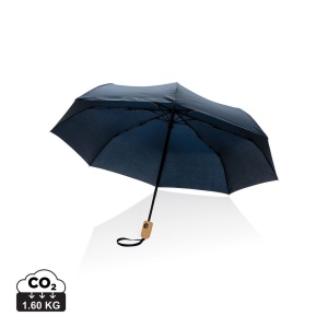 Parapluie 21" automatique rPET 190T et bambou Impact AWARE™ 6