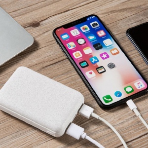 KOMUGI - BATTERIE DE SECOURS ECO - 10 000 MAH - EN PAILLE BLÉ RECYCLÉE 5