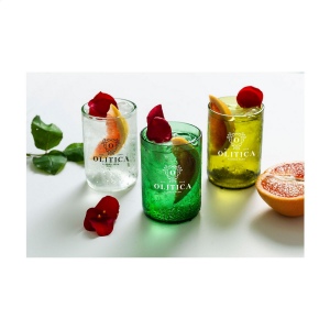 Ensemble de deux verres Rebottled® fabriqués à partir de bouteilles de vin recyclées 10