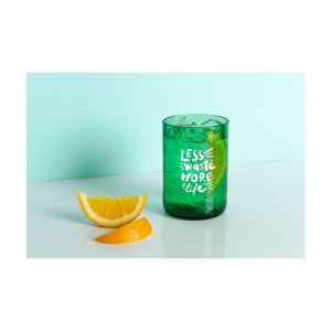 Ensemble de deux verres Rebottled® fabriqués à partir de bouteilles de vin recyclées 11