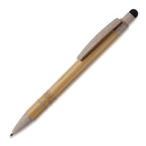 Stylo bille en bambou et paille de blé 2