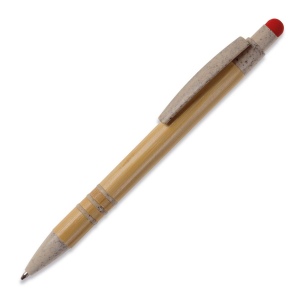 Stylo bille en bambou et paille de blé 4