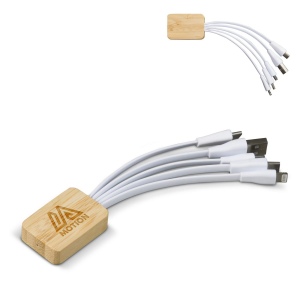 Câble de recharge bambou et R-PET
