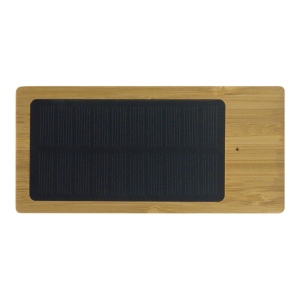  Batterie externe bambou solaire 8000mAh 4