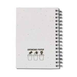 Cahier à spirale en papier semences 4