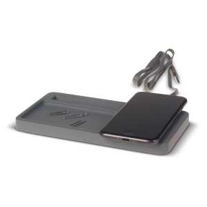 Limestone Desk organizer with wireless charger 5W 2