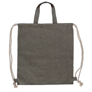 Sac cordelettes en coton recyclé 38x42cm 3