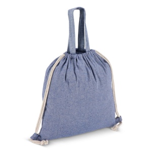 Sac cordelettes en coton recyclé 38x42cm 2
