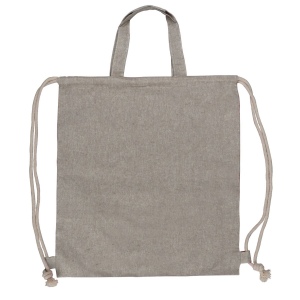 Sac cordelettes en coton recyclé 38x42cm 4