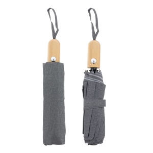 Parapluie pliable 21” en R-PET. Ouverture automatique 16