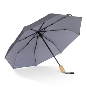 Parapluie pliable 21” en R-PET. Ouverture automatique 17