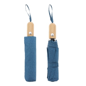 Parapluie pliable 21” en R-PET. Ouverture automatique 11