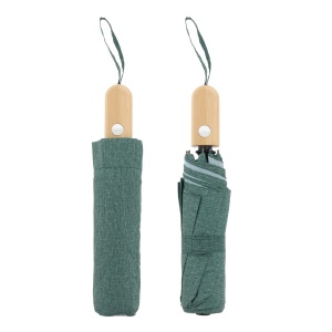 Parapluie pliable 21” en R-PET. Ouverture automatique 13