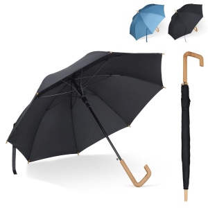 Parapluie Bâton 23” en R-PET ouverture automatique