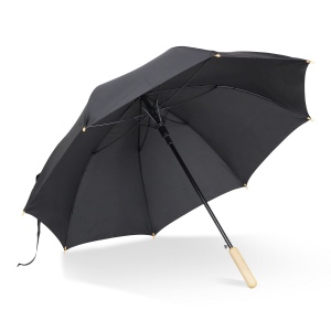 Parapluie bâton 25” en R-PET. Poignée droite, ouverture automatique 6