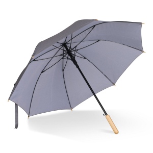 Parapluie bâton 25” en R-PET. Poignée droite, ouverture automatique 16