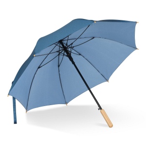 Parapluie bâton 25” en R-PET. Poignée droite, ouverture automatique 9