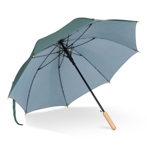 Parapluie bâton 25” en R-PET. Poignée droite, ouverture automatique 13