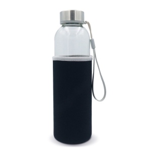 Bouteille d’eau en verre avec fourreau 500ml 2