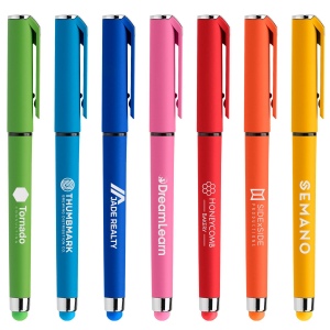 Stylo Islander Softy Brights Gel avec Stylet (+Sérigraphie)
