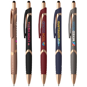 Stylo Joplin Softy Rose Gold avec Stylet (+Sérigraphie) 5
