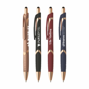 Stylo Joplin Softy Rose Gold avec Stylet (+Sérigraphie)