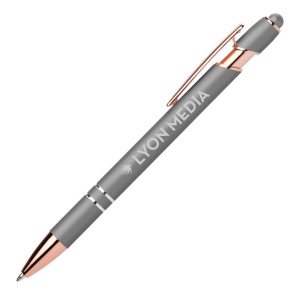 Stylo Prince Softy Rose Gold Métallique avec Stylet (+Laser) 3
