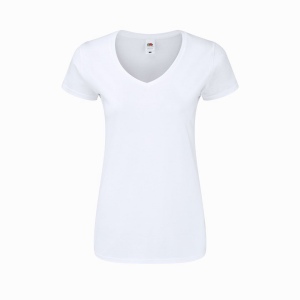 T-Shirt Femme Blanc - Iconic V-Neck 2