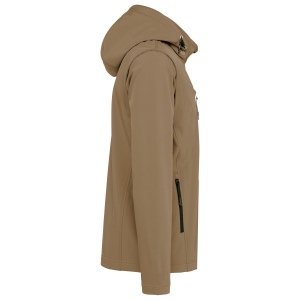 Veste Softshell 3 couches à capuche avec manches amovibles unisexe 20