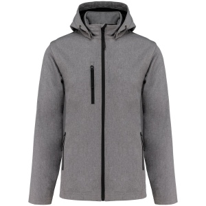 Veste Softshell 3 couches à capuche avec manches amovibles unisexe 8