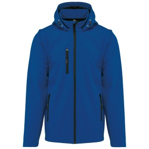 Veste Softshell 3 couches à capuche avec manches amovibles unisexe 7