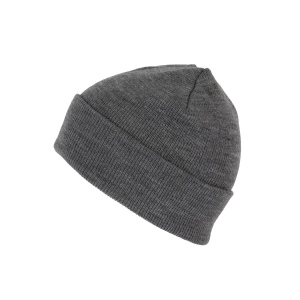 Bonnet recyclé avec revers tricoté 21