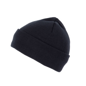 Bonnet recyclé avec revers tricoté 22