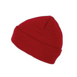 Bonnet recyclé avec revers tricoté 24