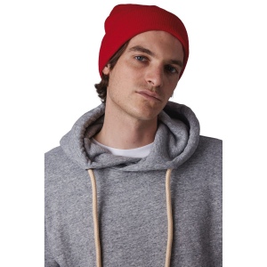 Bonnet recyclé avec revers tricoté 16