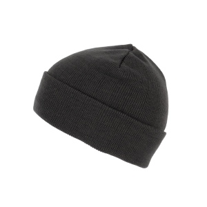 Bonnet recyclé avec revers tricoté 18