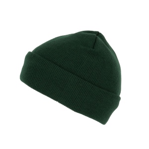 Bonnet recyclé avec revers tricoté 20