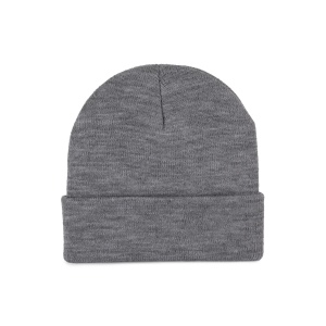 Bonnet recyclé avec revers tricoté 8