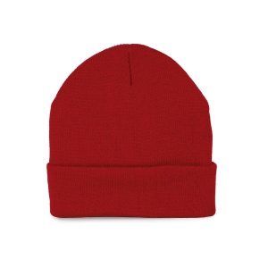 Bonnet recyclé avec revers tricoté 9