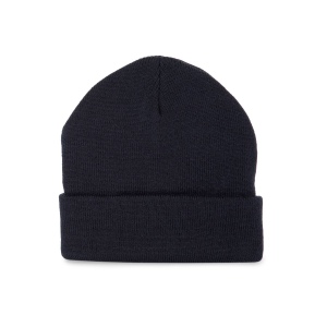 Bonnet recyclé avec revers tricoté 7