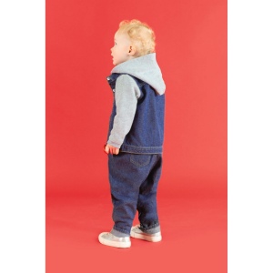 Veste en jean à capuche enfant 3