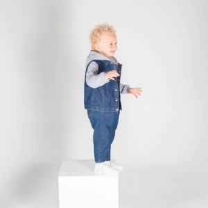 Veste en jean à capuche enfant 4