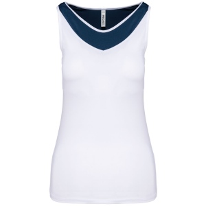 Débardeur de padel bicolore femme 4