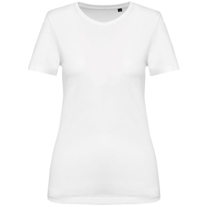 T-shirt Supima® col rond manches courtes femme 4
