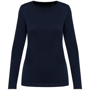 T-shirt Supima® col rond manches longues femme 3