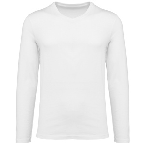 T-shirt Supima® col V manches longues homme 4