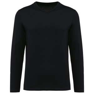 T-shirt Supima® col V manches longues homme 2
