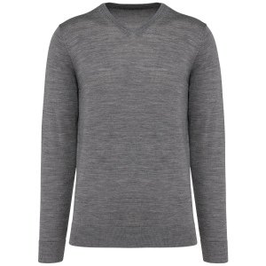 Pull Mérinos col V homme 4