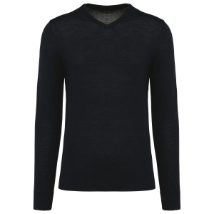 Pull Mérinos col V homme 2
